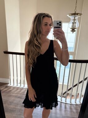 Reformation Rudie Dress Black Woman’s Sz 4